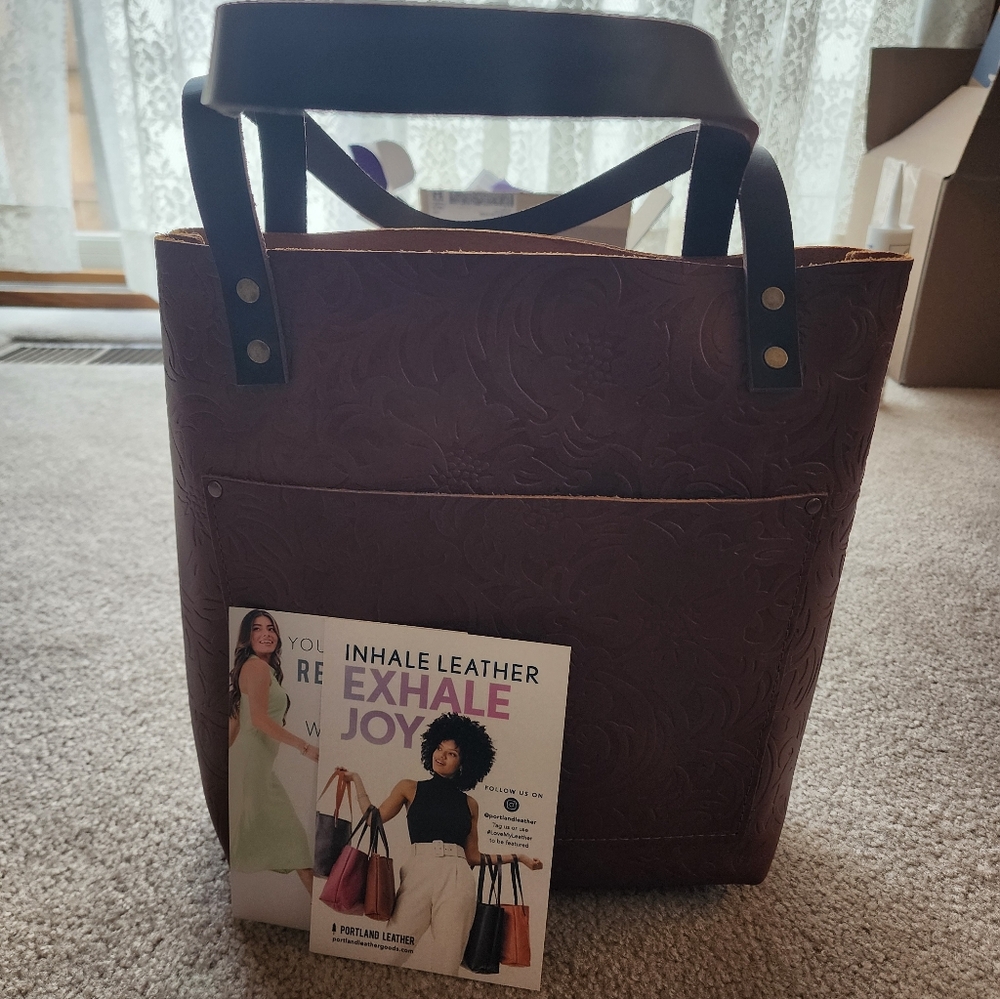 Portland Leather Goods Tote Meadow - Picture 2 of 9